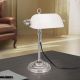 Veioze - Veioza/Lampa de masa stil clasic HARVARD satin/alb