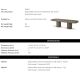 Mese dining - Masa dining deosebita design LUX Glenmont 300x120cm