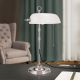 Veioze - Veioza/Lampa de masa stil clasic HARVARD H-53cm satin/alb