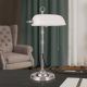 Veioze - Veioza/Lampa de masa stil clasic HARVARD H-53cm satin/alb