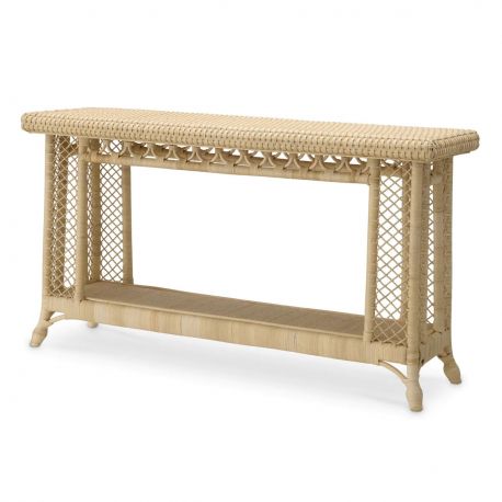 Console - Consola din ratan natural design LUX Saba