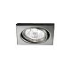 Spoturi tavan fals - Spot incastrabil tavan directionabil CLASSIC crom satin