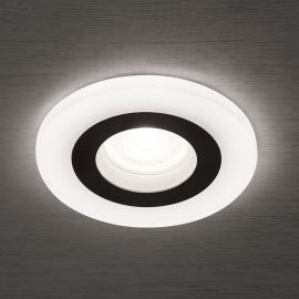 Spoturi tavan fals - Spot incastrabil tavan GLOW D-11cm negru