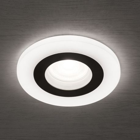 Spoturi tavan fals - Spot incastrabil tavan GLOW D-11cm negru