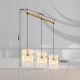 Pendule, Lustre suspendate - Lustra moderna cu 3 pendule GORLEY auriu