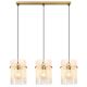 Pendule, Lustre suspendate - Lustra moderna cu 3 pendule GORLEY auriu
