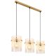 Pendule, Lustre suspendate - Lustra moderna cu 3 pendule GORLEY auriu
