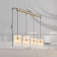 Pendule, Lustre suspendate - Lustra moderna cu 4 pendule GORLEY auriu