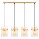 Pendule, Lustre suspendate - Lustra moderna cu 4 pendule GORLEY auriu
