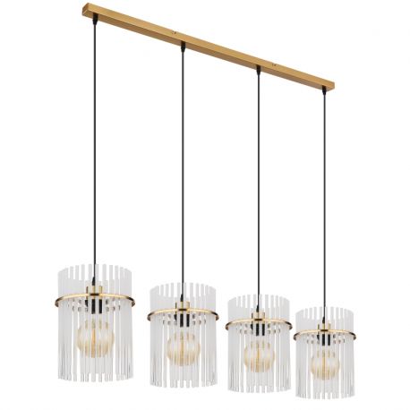 Pendule, Lustre suspendate - Lustra moderna cu 4 pendule GORLEY auriu