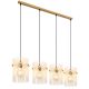 Pendule, Lustre suspendate - Lustra moderna cu 4 pendule GORLEY auriu