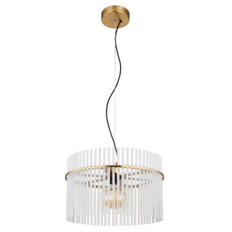 Pendule, Lustre suspendate - Lustra moderna suspendata GORLEY auriu, 40cm