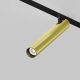 Spoturi, Proiectoare pe sina - Spot LED, accesoriu pentru sina magnetica Exility, Focus T negru/ alama