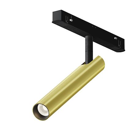 Spoturi, Proiectoare pe sina - Spot LED, accesoriu pentru sina magnetica Exility, Focus T negru/ alama