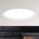 Spoturi tavan fals - Spot LED incastrabil tavan SPOCK D-17cm alb