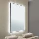 Oglinda baie cu iluminat LED dimabil IP44 FRAME 70-90cm