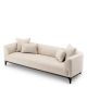 Canapele - Canapea confortabila design LUX Brannan, Boucle chalk white
