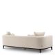 Canapele - Canapea confortabila design LUX Brannan, Boucle chalk white