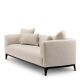 Canapele - Canapea confortabila design LUX Brannan, Boucle chalk white
