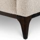 Canapele - Canapea confortabila design LUX Brannan, Boucle chalk white
