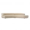 Canapea design LUX Cordova, Boucle sonata crem