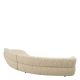 Canapele - Canapea design LUX Cordova, Boucle sonata crem