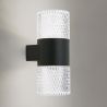 Aplica de exterior moderna IP65 MONDO 2L negru