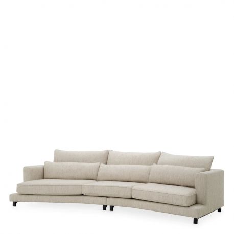 Canapele - Canapea design LUX Savarana, Splendor gri deschis