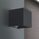 Aplice - Aplica LED ambientala de exterior cu senzor de miscare IP54 CUBE-S antracit
