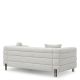 Canapele - Canapea design LUX York S, Seashell off-white