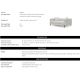Canapele - Canapea design LUX York S, Seashell off-white