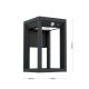 Aplice - Aplica LED solara de exterior cu senzor de miscare IP65 VOLTA