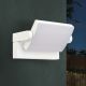 Aplice - Aplica LED de exterior reglabila IP54 GINGE alba