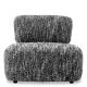 Fotolii - Fotoliu elegant design LUX Leon, Boucle sonata black