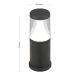 Stalpi - Mini Stalp LED iluminat exterior modern IP65 MIDNIGHT H-30cm