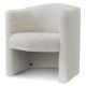 Fotoliu elegant design LUX Watertown, Seashell off white