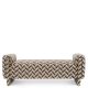 Banchete-Tabureti - Bancheta eleganta design LUX Del Vale, Chevron brown