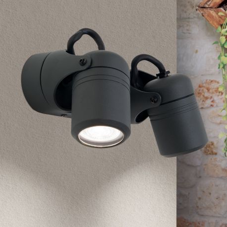 Aplice - Aplica de exterior cu spoturi directionabile IP44 VISION 2L