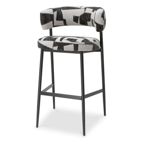 Scaune Bar - Scaun bar design LUX Bar Stool Folsom, Brooklyn black
