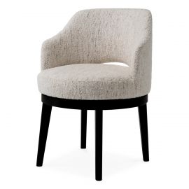 Scaune - Scaun dining design LUX Sofia, Seashell off white