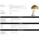 Veioze - Veioza, Lampa de masa design LUX Daniel alb