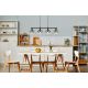Pendule, Lustre suspendate - Lustra suspendata design modern MAXY 4L negru/fumuriu