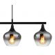 Pendule, Lustre suspendate - Lustra suspendata design modern MAXY 4L negru/fumuriu