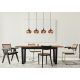 Pendule, Lustre suspendate - Lustra suspendata design modern MAXY 4L negru/cupru