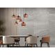 Pendule, Lustre suspendate - Lustra suspendata design modern MAXY 6L negru/cupru