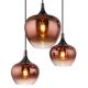 Pendule, Lustre suspendate - Lustra suspendata design modern MAXY 6L negru/cupru