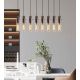 Pendule, Lustre suspendate - Lustra moderna cu 8 pendule Sweden II moca, chihlimbar