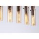 Pendule, Lustre suspendate - Lustra moderna cu 8 pendule Sweden II moca, chihlimbar