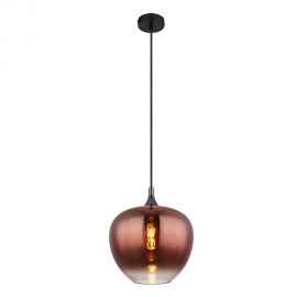 Pendule, Lustre suspendate - Pendul design modern MAXY negru/cupru