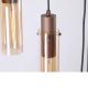 Pendule, Lustre suspendate - Lustra moderna cu 8 pendule Sweden II moca, chihlimbar